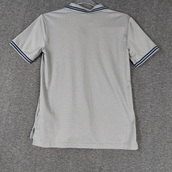 POLO RALPH LAUREN PERFORMANCE BOYS GRAY NAVY SHORT SLEEVE POLO SIZE MEDIUM - Picture 4 of 4